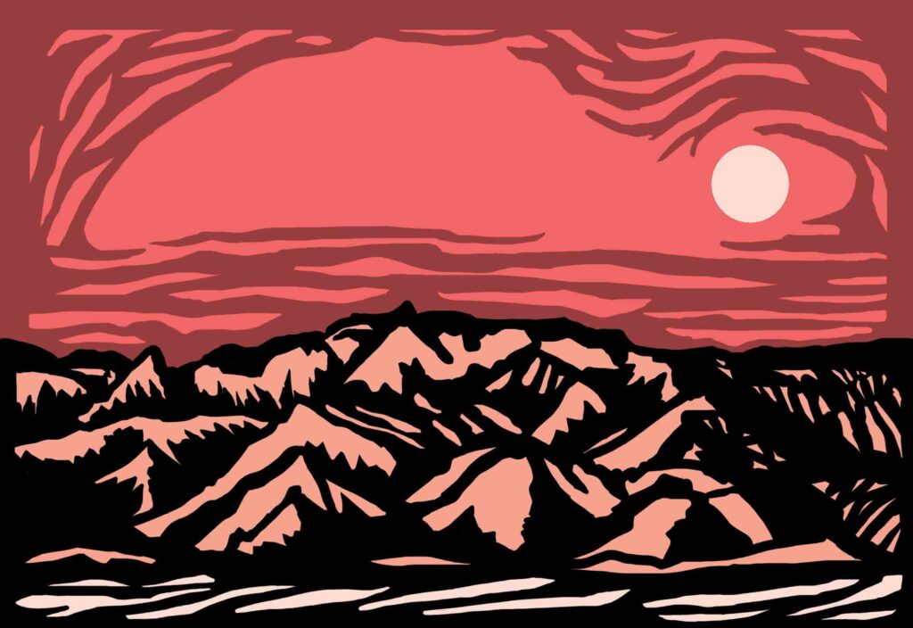 Artistic image of Sandia Sunset